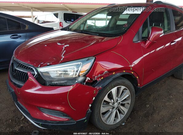 KL4CJASB2KB766344 2019 BUICK ENCORE Красный Вид спереди