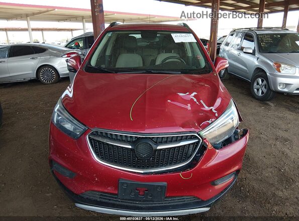 KL4CJASB2KB766344 2019 BUICK ENCORE Красный Вид щитка приборов