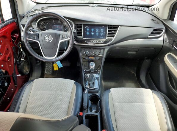 KL4CJASB2KB945113 2019 BUICK ENCORE Красный Вид панели приборов