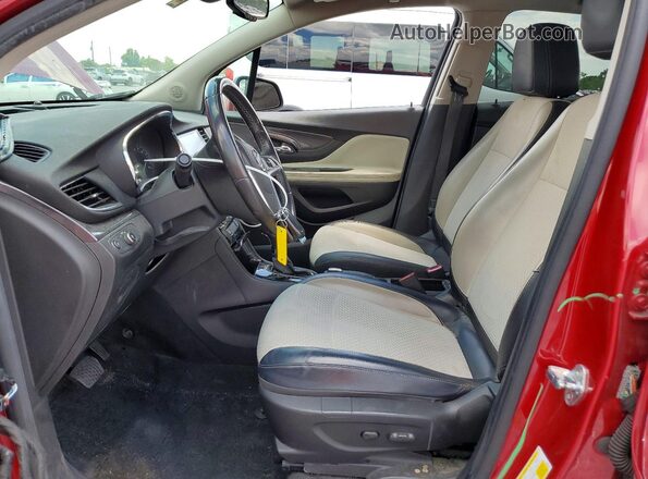 KL4CJASB2KB945113 2019 BUICK ENCORE Красный Вид салона спереди