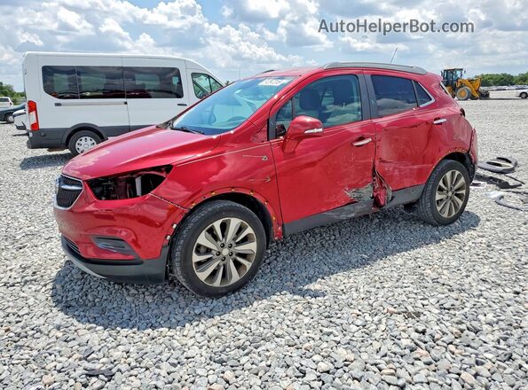 KL4CJASB2KB945113 2019 BUICK ENCORE Красный Передняя левая четверть