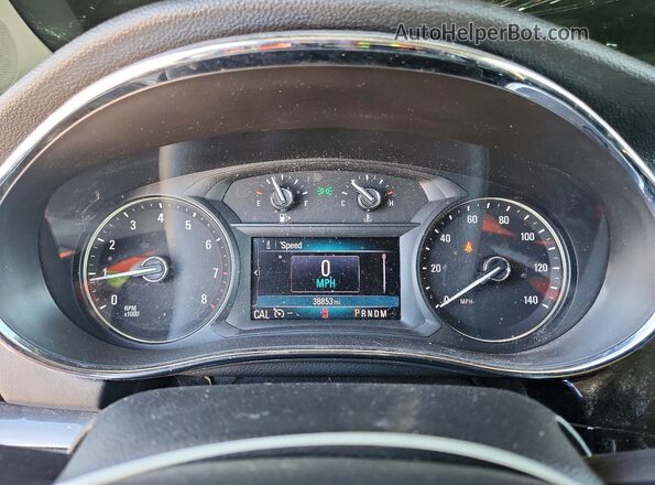 KL4CJASB2MB300402 2021 BUICK ENCORE Серебряный Вид щитка приборов