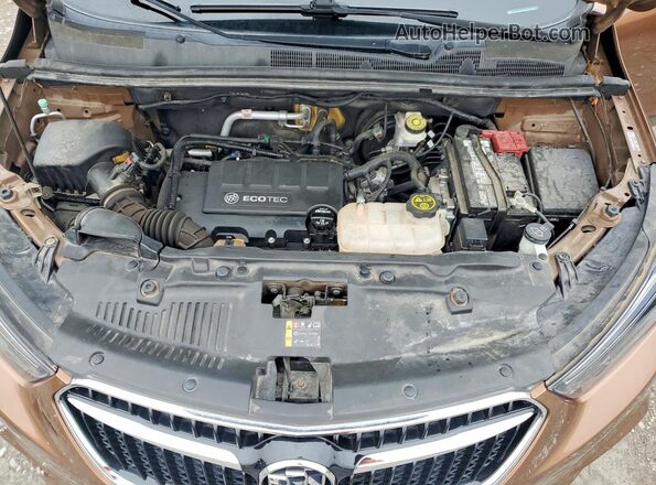 KL4CJASB3HB073534 2017 BUICK ENCORE Brown Rear interior view