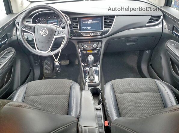 KL4CJASB3HB073534 2017 BUICK ENCORE Brown Dashboard view