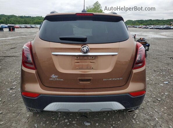 KL4CJASB3HB073534 2017 BUICK ENCORE Brown Rear view