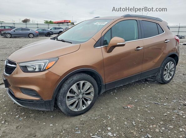 KL4CJASB3HB073534 2017 BUICK ENCORE Brown Front left