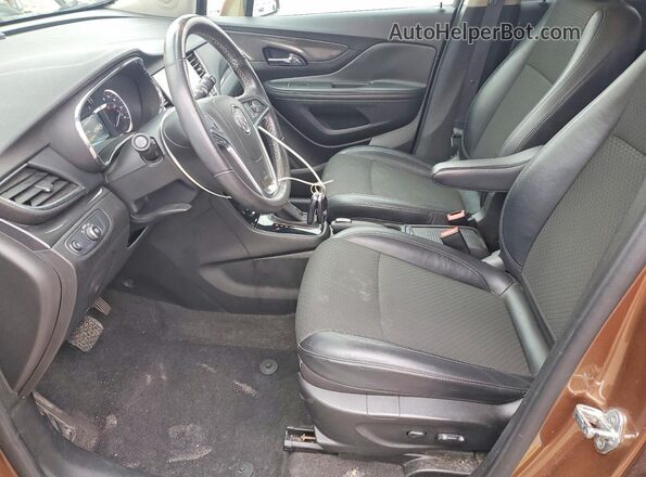 KL4CJASB3HB073534 2017 BUICK ENCORE Brown Front interior view