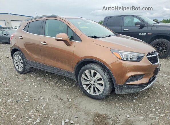 KL4CJASB3HB073534 2017 BUICK ENCORE Brown Front right