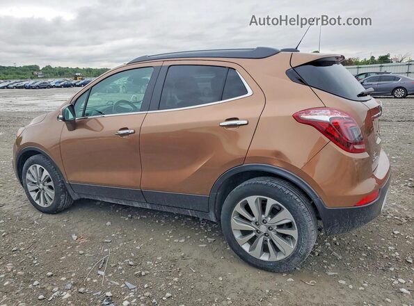 KL4CJASB3HB073534 2017 BUICK ENCORE Brown Rear left