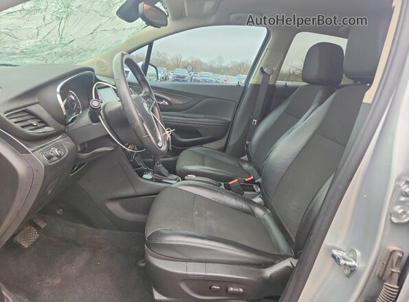 KL4CJASB3HB238286 2017 BUICK ENCORE Серебряный Вид салона спереди