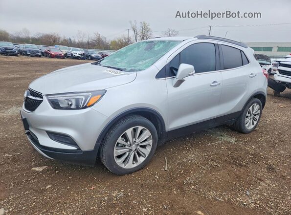 KL4CJASB3HB238286 2017 BUICK ENCORE Серебряный Передняя левая четверть