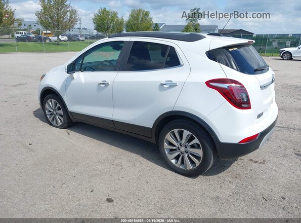 KL4CJASB3JB566720 2018 BUICK ENCORE White Trasero izquierdo