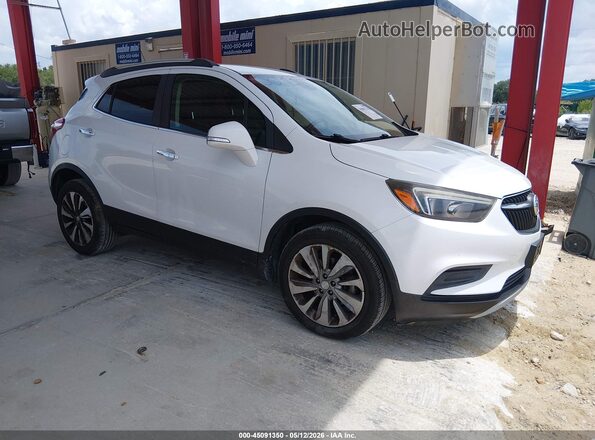 KL4CJASB3JB658457 2018 BUICK ENCORE White Delantero derecho