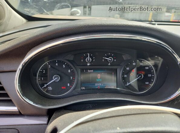 KL4CJASB3MB332291 2021 BUICK ENCORE Синий Вид щитка приборов