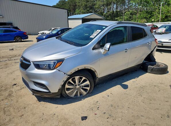 KL4CJASB4KB784988 2019 BUICK ENCORE Серебряный Передняя левая четверть