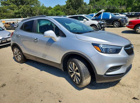KL4CJASB4KB784988 2019 BUICK ENCORE Серебряный Передняя правая четверть