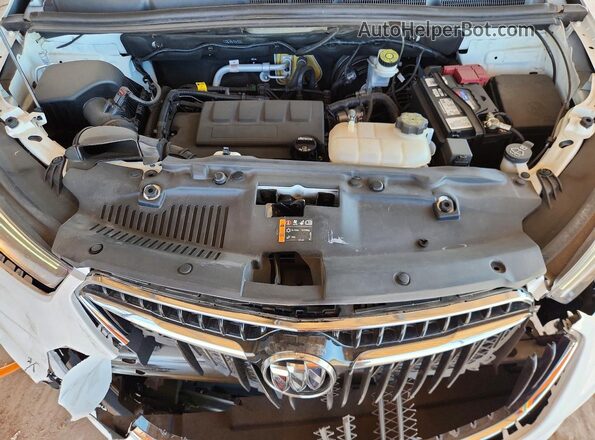 KL4CJASB4LB058033 2020 BUICK ENCORE White ძრავის განყოფილების ხედი