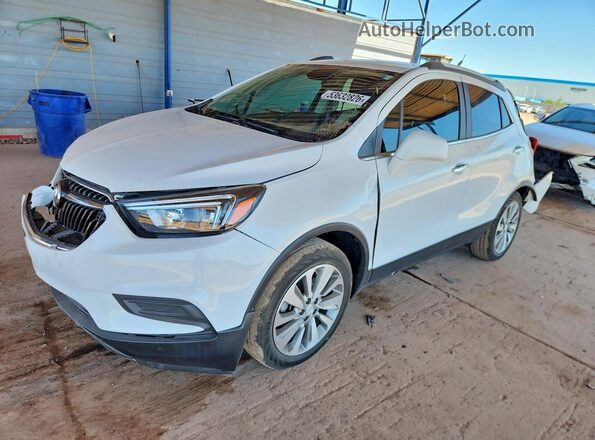 KL4CJASB4LB058033 2020 BUICK ENCORE White წინა მარცხენა ხედი სამი მეოთხედიდან