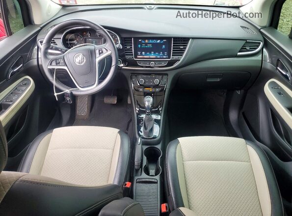 KL4CJASB5HB068111 2017 BUICK ENCORE Бордовый Вид панели приборов
