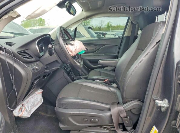 KL4CJASB5JB536554 2018 BUICK ENCORE Серый Вид салона спереди