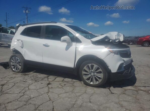 KL4CJASB5JB571594 2018 BUICK ENCORE White Delantero derecho