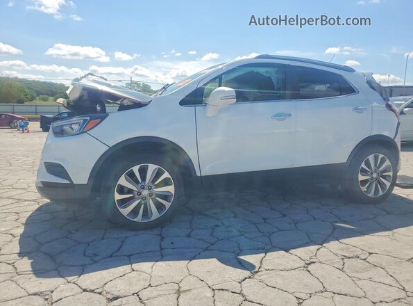 KL4CJASB5JB571594 2018 BUICK ENCORE White Vista tres cuartos delantera izquierda