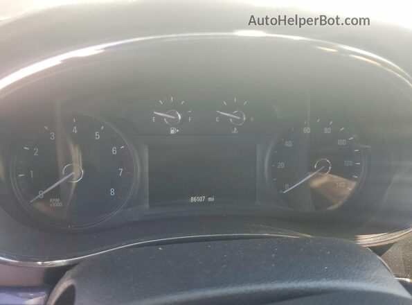 KL4CJASB5JB571594 2018 BUICK ENCORE White Vista del cuadro de instrumentos