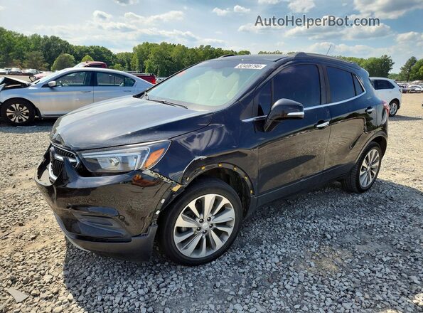 KL4CJASB5JB705066 2018 BUICK ENCORE Черный Передняя левая четверть
