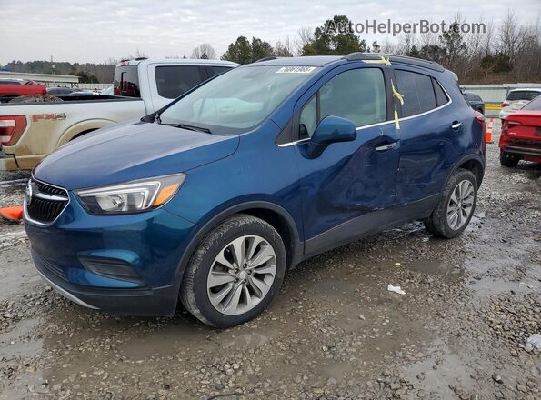 KL4CJASB5LB021184 2020 BUICK ENCORE Синий Передняя левая четверть