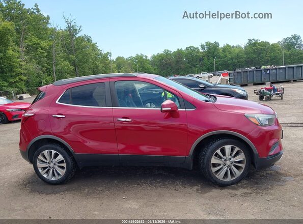 KL4CJASB6HB168461 2017 BUICK ENCORE Красный Вид задней части салона