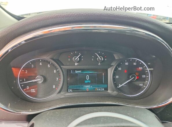 KL4CJASB7JB532649 2018 BUICK ENCORE Белый Вид щитка приборов