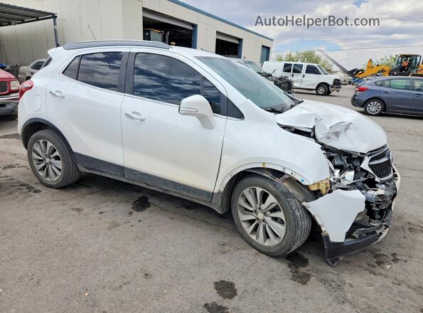 KL4CJASB7JB532649 2018 BUICK ENCORE Белый Передняя правая четверть