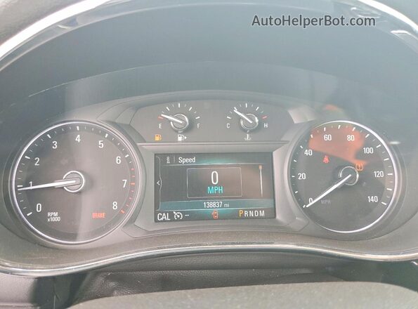 KL4CJASB7JB552688 2018 BUICK ENCORE Silver Vista del cuadro de instrumentos