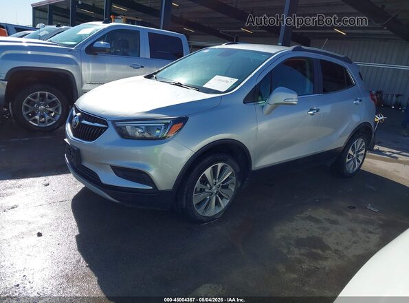 KL4CJASB7KB899181 2019 BUICK ENCORE Silver Vista tres cuartos delantera izquierda