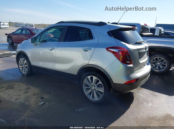 KL4CJASB7KB899181 2019 BUICK ENCORE Silver Trasero izquierdo