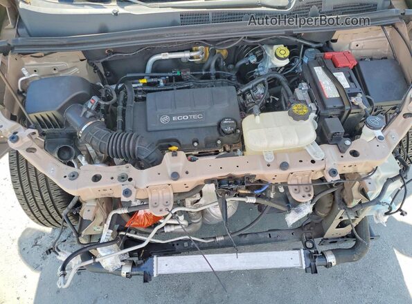 KL4CJASB7KB949772 2019 BUICK ENCORE Gold Widok komory silnika