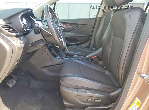 KL4CJASB7KB949772 2019 BUICK ENCORE Gold Widok wnętrza z przodu