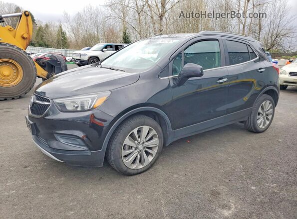 KL4CJASB7LB048211 2020 BUICK ENCORE Black წინა მარცხენა ხედი სამი მეოთხედიდან