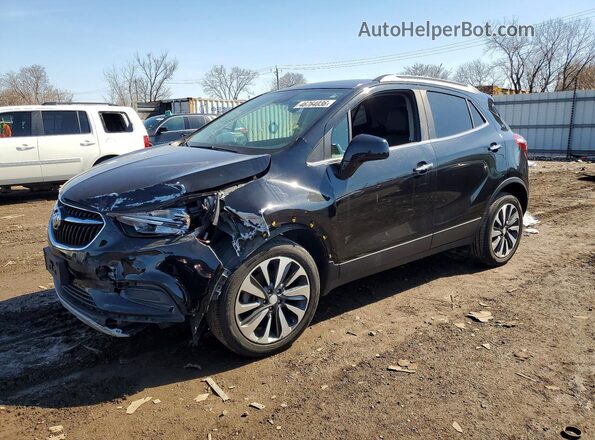 KL4CJASB7MB313842 2021 BUICK ENCORE Черный Передняя левая четверть