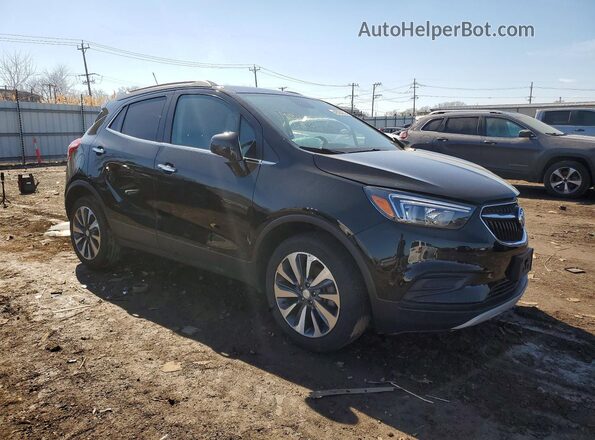 KL4CJASB7MB313842 2021 BUICK ENCORE Черный Передняя правая четверть