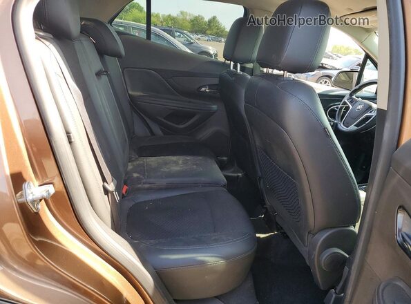 KL4CJASB8HB016911 2017 BUICK ENCORE Золотой Вид задних сидений