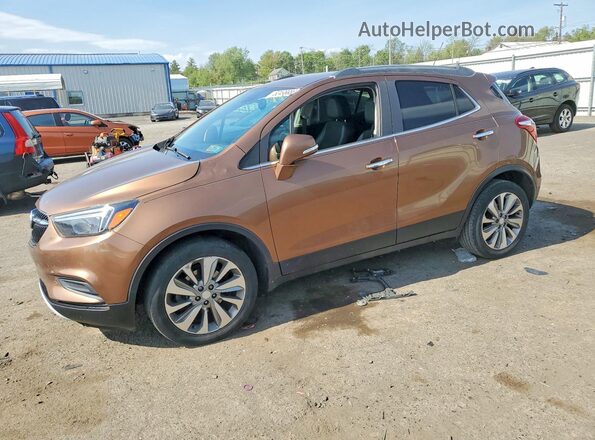KL4CJASB8HB016911 2017 BUICK ENCORE Золотой Передняя левая четверть
