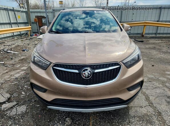 KL4CJASB8JB661130 2018 BUICK ENCORE Желто-коричневый Вид спереди