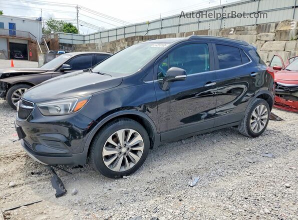 KL4CJASB8KB894958 2019 BUICK ENCORE Черный Передняя левая четверть
