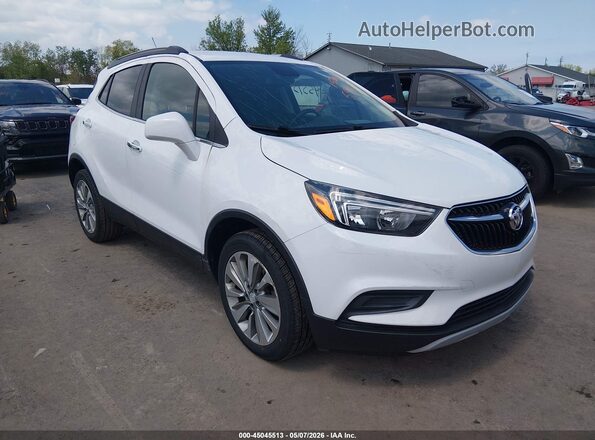 KL4CJASB9LB056374 2020 BUICK ENCORE Белый Передняя правая четверть