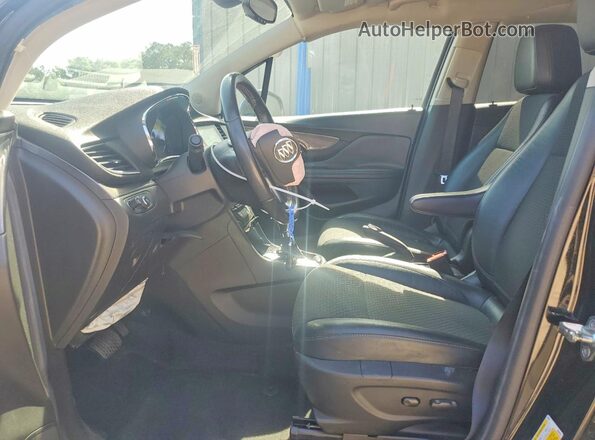 KL4CJASBXHB065897 2017 BUICK ENCORE Black Widok wnętrza z przodu