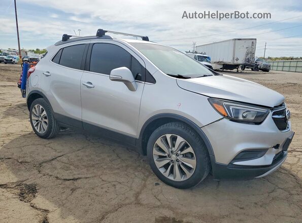 KL4CJASBXHB260897 2017 BUICK ENCORE Серебряный Передняя правая четверть