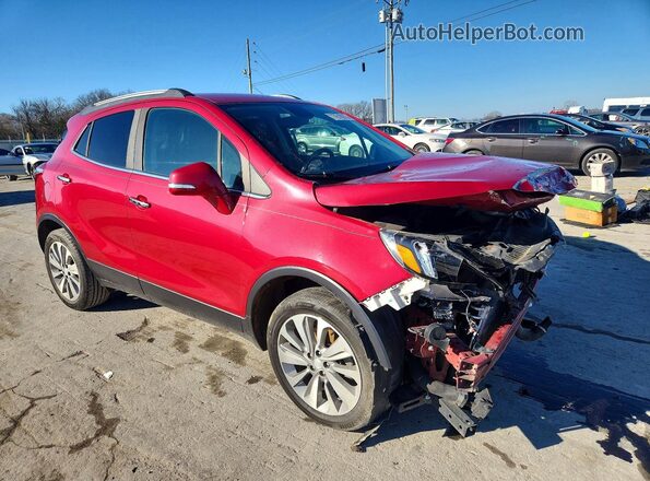 KL4CJASBXKB705257 2019 BUICK ENCORE Красный Передняя правая четверть