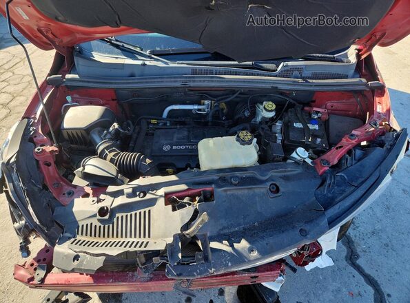 KL4CJASBXKB705257 2019 BUICK ENCORE Красный Вид подкапотного пространства