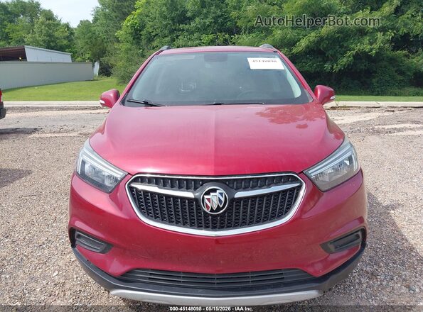 KL4CJASBXKB861363 2019 BUICK ENCORE Maroon Вид щитка приладів